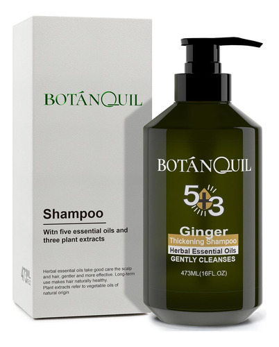 Shampoo Espessante De Gengibre Botanquil 473 Ml (16 Fl.oz),