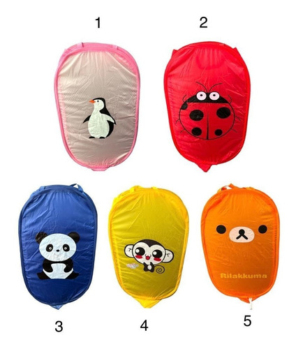 Imagen 1 de 1 de Cesto De Ropa Canasto Multiuso Para Niños Diferentes Modelos