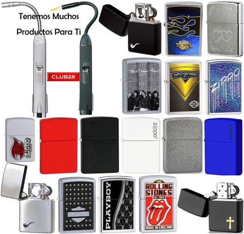 Bencina Encendedores Zippo Piedra Y Mecha Combo Oferta