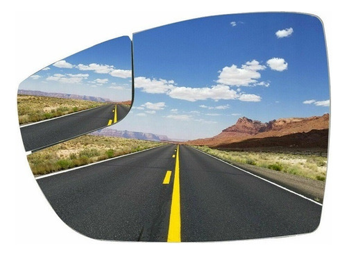 Lente De Espejo Retrovisor Izquierdo Para Ford Focus 2012-18