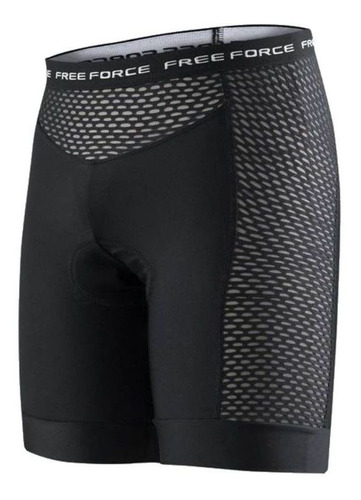 Imagem 8 de 10 de Bermuda Freeforce Masculina Trail Xc Freerider Preta Ciclism