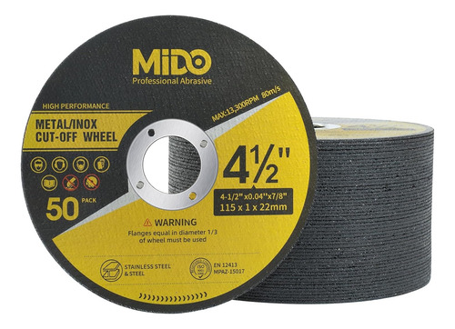 Discos De Corte Ultrafinos Para Amoladora Angular De 4-1/2 X