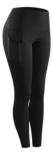 Leggings De Entrenamiento Con Bolsillo D Para Mujer, Fitness