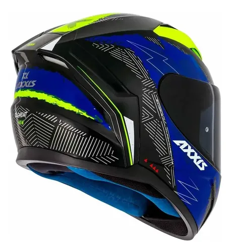 Capacete Axxis Ff117n Segment Apolo Now C7 Blue Azul (56