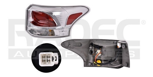 Calavera Mitsubishi Outlander 2014 - 2015 C/leds Derecha Rxc