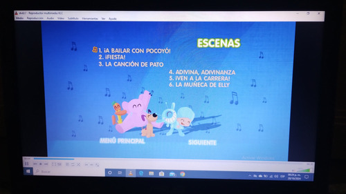 Pocoyo:dvd La Gran Fiesta,contiene Videos Musicales, Karaoke (Usado)