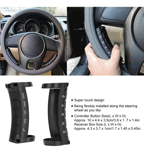 Dvd Inalámbrico Con Control Remoto Universal Para Volante De