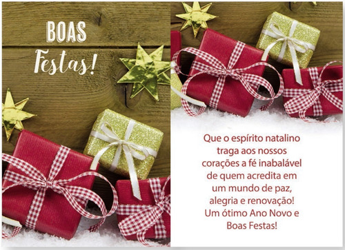 Imagem 7 de 10 de 50 Cartões De Natal Popular + Envelopes -10 Modelos Sortidos