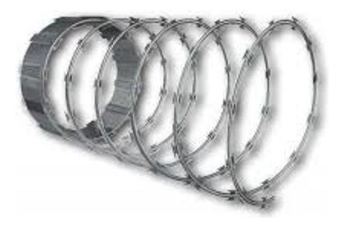 Kit Concertina Simples C Guia 30cm Galvanizado Tratado Facil