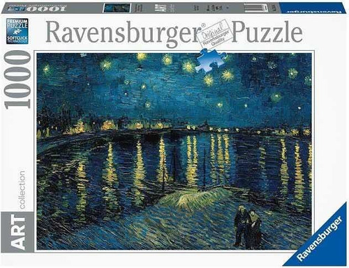 Rompecabezas Ravensburger 1000 P The Starry Night Over Rhone