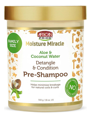 African Pride Moisture Miracle Aloe & Coconut Water Pre-sham