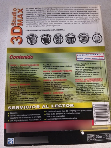 3d Studio Max Users -español- Daniel Venditti- Sin Cd 2000 (Usado)