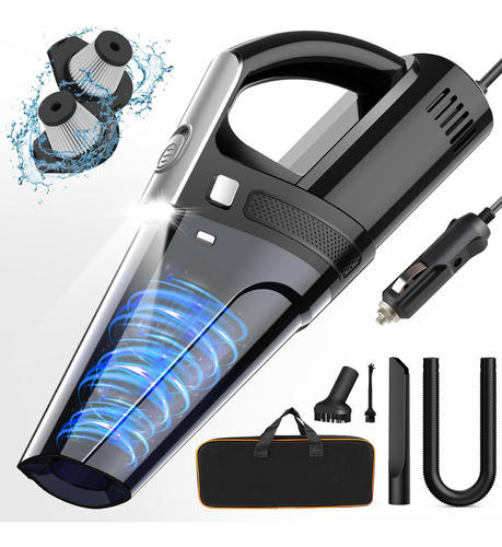 Car Vacuum, Portable Car Vacuum Cleaner With 7000pa Suction