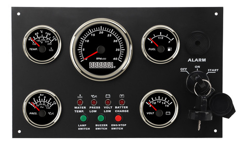 Tacómetro Del Panel De Instrumentos Del Barco, Nivel De Comb