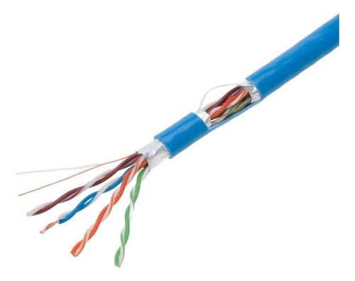 1000ft Cat5e Azul Sólido 24awg Cable Ftp Cat5 Bulk Network W