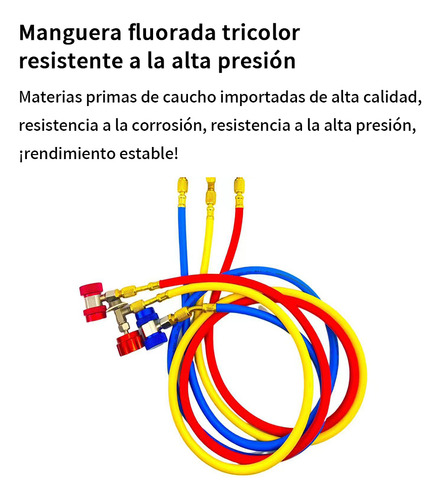 Juego De Manómetros De Refrigeración R22 R134a R410a R404a