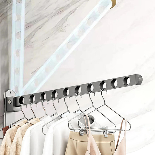 Colgador De Ropa De Pared, Plegable, Para Ropa, Resistente Y