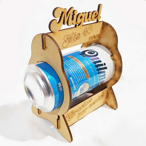 Imagen 4 de 6 de 15 Caja Porta Lata De Cerveza 473cc Souvenir Fibrofacil