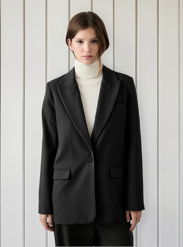 Blazer De Mujer Saco Sastrero Básico Premium