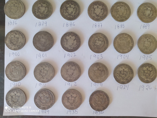 Imagen 1 de 1 de MColección De Monedas De 5 Bs,de Plata(fuertes)