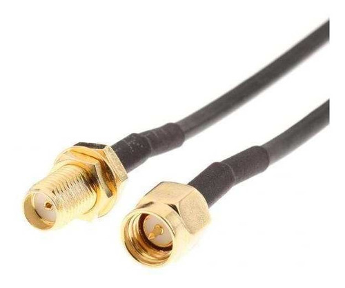 2xantenna Connector Rp-sma Extension Cable Para Wlan Wifi