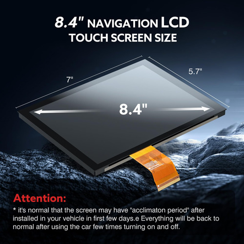 Vvavv 8.4 Uconnect Touch Screen 4c Uaq Lcd Monitor Radio Nav