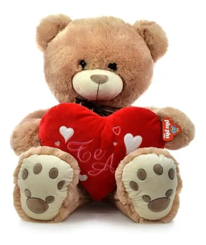 Oso De Peluche Con Corazón Te Amo 50cm 26406