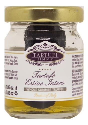 Trufa Inteira Tartufo Estivo Jimmy 30g 8033993040090