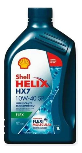 1l Óleo Semi Sintético Shell Helix Hx7 10w40 Api Sp Rn700