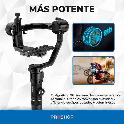 Imagen 8 de 10 de Gimbal Estabilizador Zhiyun Crane 2s Camaras 3-axis!!