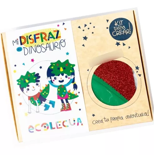 Kit Creación Disfraz Dinosaurio Manualidades Artesanía Niños