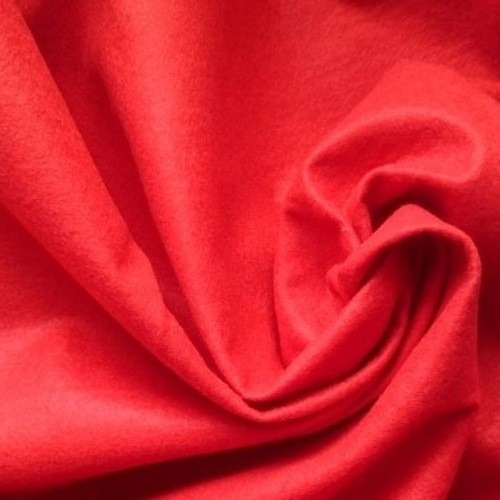 Feltro Liso Em Metro 5m X 1,40m Cor Vermelho