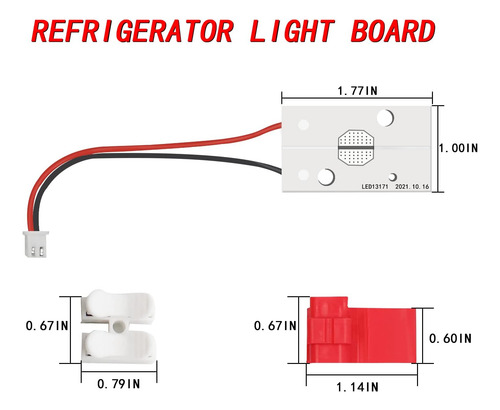 Reemplazo De Módulo Led Para Refrigerador Compatible