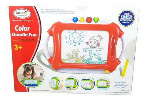 Tablero Mágico A Dibuja A Color Con Accesorios