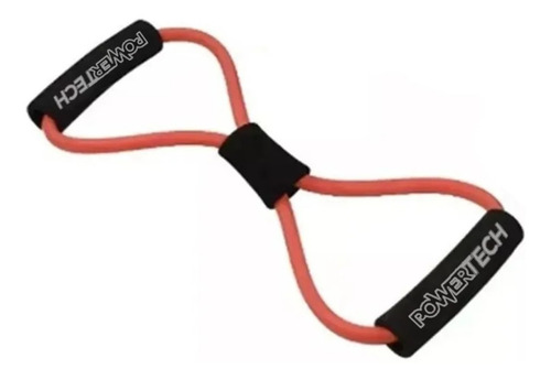 Imagen 4 de 6 de Set Bandas Elásticas Power Tech Kit Con Manijas Fitness Gym