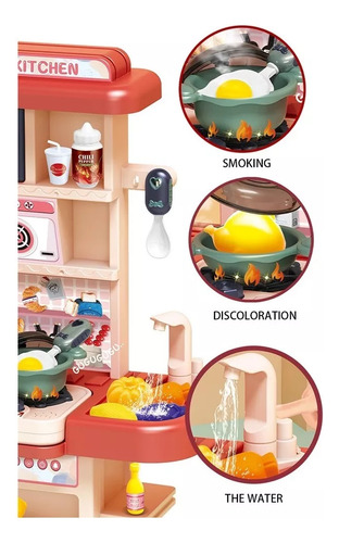 Juego De 43 Piezas De 74 Cm De Mesa De Juguetes De Cocina