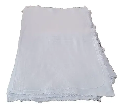 Pano de Chão Tipo Saco de Limpeza Branco 50x80cm 10un