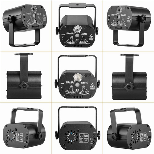 Imagen 3 de 10 de Dj Party Luces Estroboscópicas Fase Proyector Control Remoto