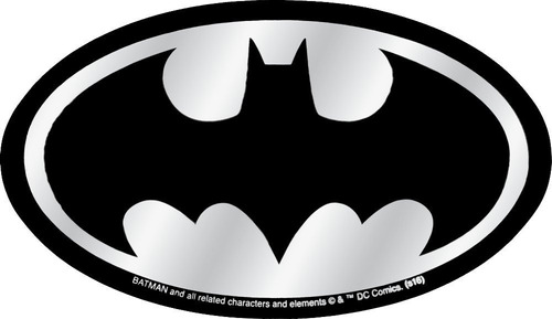 Batman Adhesivo De Aluminio Con Logo De Murciélago Color Pla