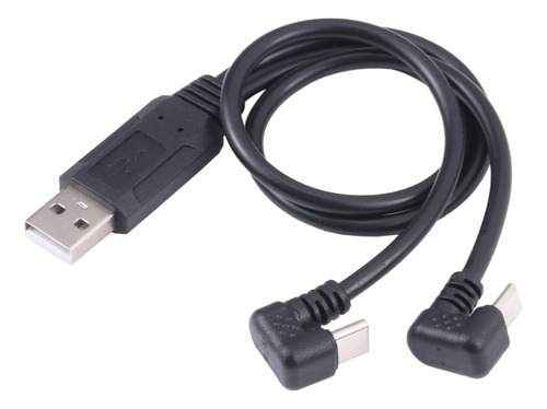 Cabo Usb C/type-c Macho Em Forma De U+cabo Micro Usb Macho P