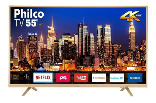 Smart TV Philco PTV55U21DSWNC LED 4K 55" 110V/220V