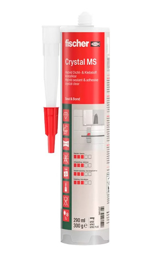 Sellador Adhesivo Ms Express Cristal 290ml Hibrido Fischer