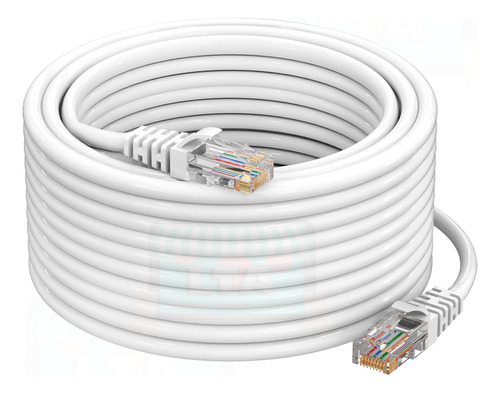 Cable Red Lan Rj45 Utp Cat6 Cca Nc 30 Metros Garantía X Vida