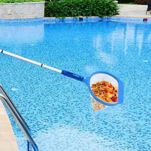 Kit De Limpieza De Piscinas, Red Para Quitar Hojas Con Barra