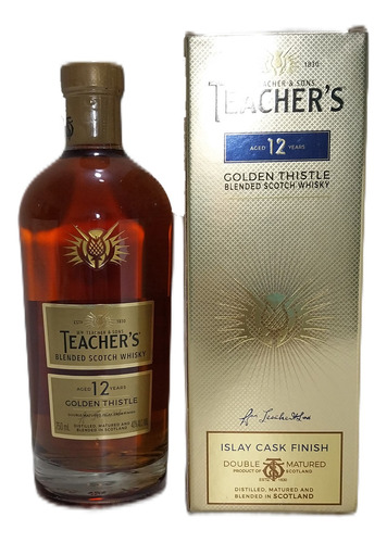 Whisky Teacher's 12 Anos. 
