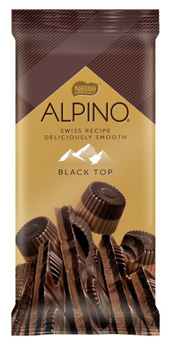 Chocolate Black Top Alpino Pacote 85g