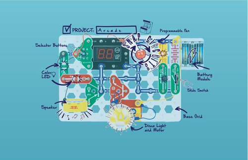 Snap Circuits Arcade, Kit De Exploração Eletrônica, Stem...