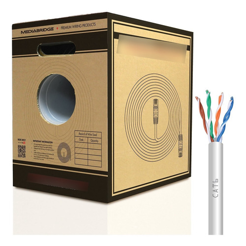 Cat6 ethernet Cable De Cobre Macizo Mediabridge