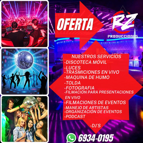 Imagen 4 de 5 de Producciones Redzone Todo Pará Su Fiesta, Eventos
