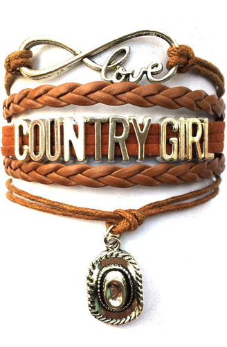 Dolon Infinity Love Country Girl Pulsera Southern Cowboys Ha